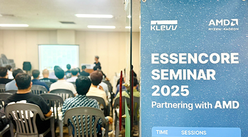 KLEVV’s Channel Partner Seminar with AMD in Daegu, Korea