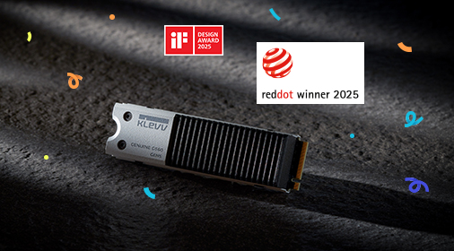 KLEVV GENUINE G560 榮獲 2025 年德國紅點設計大獎！