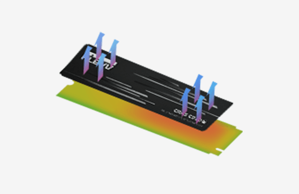 히트싱크가 장착된 CRAS C910G